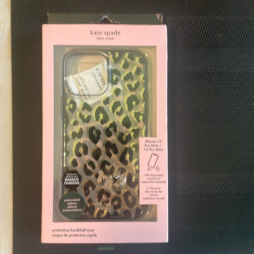 Kate Spade Leopard Print Phone Case For iPhone 12 Pro Max NWT